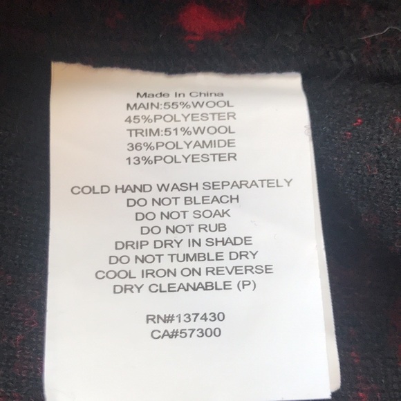 Felted wool open waterfall cardigan - Picture 11 of 12